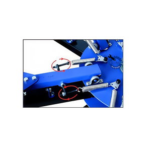 <strong>Manually</strong> Rotatable <strong>Screen</strong> Printing Machine 6 Color 6 Station for T-shirt <strong>Fabric</strong> - Product Image 5