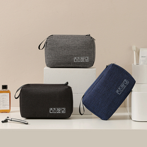 ハンフェイジ トラベルポーチ 化粧ポーチ 吊り下げ式 シェービング用品収納バッグ メンズ用 - Product Image 2