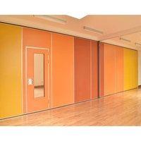 Design moderne, cloison pliable en MDF, cadre en aluminium, isolation acoustique, prévention des incendies, protection de l'environnement