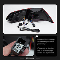 Feux arrière AKD pour Golf 7 Variant, Golf 7.5 Alltrack, feux arrière LED, feux stop, signalisation dynamique, animation, accessoire automobile