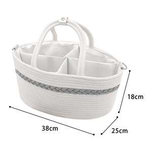<span class=keywords><strong>Baby</strong></span> Windel tasche gewebte Großhandel tragbare <span class=keywords><strong>Baby</strong></span> Wickelt asche Windel Organizer mit Schulter gurt - Product Image 2