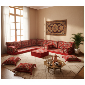 Asientos de piso árabe Sofá de piso árabe Piso de asiento Árabe | 16 piezas, 28 bailes con esponja - Product Image 3