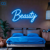Luz de Neón LED Romántica Personalizable, Letrero de Neón LED, Decoración Colorida para Fondo de Habitación, para Fiestas, Bodas, Estudios, Eventos