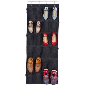 New Design Black Mesh Pocket Kids Daily Activity Hanging Organizer With <b>Shoes</b> - Product Image 1