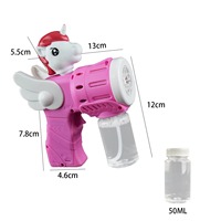 Pistolet à bulles LED automatique YT en gros, jouet souffleur de bulles avec solution pour fête d'anniversaire d'enfants, événement estival en extérieur