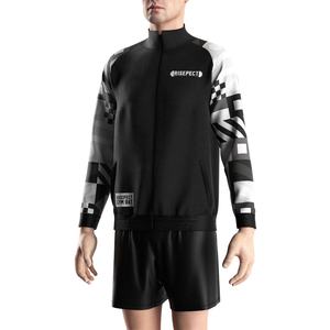 เสื้อแจ็คเก็ตออกกำลังกายแบบซิปสำหรับผู้ชาย ลายพิมพ์ซับลิเมชั่น สำหรับทีมฟิตเนสต่อสู้ ยกน้ำหนัก และฝึกซ้อมในยิม - Product Image 5