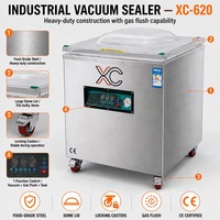 Machine à vide automatique à double transformateur XICANG XC-620, 2500W, haute capacité pour les aliments
