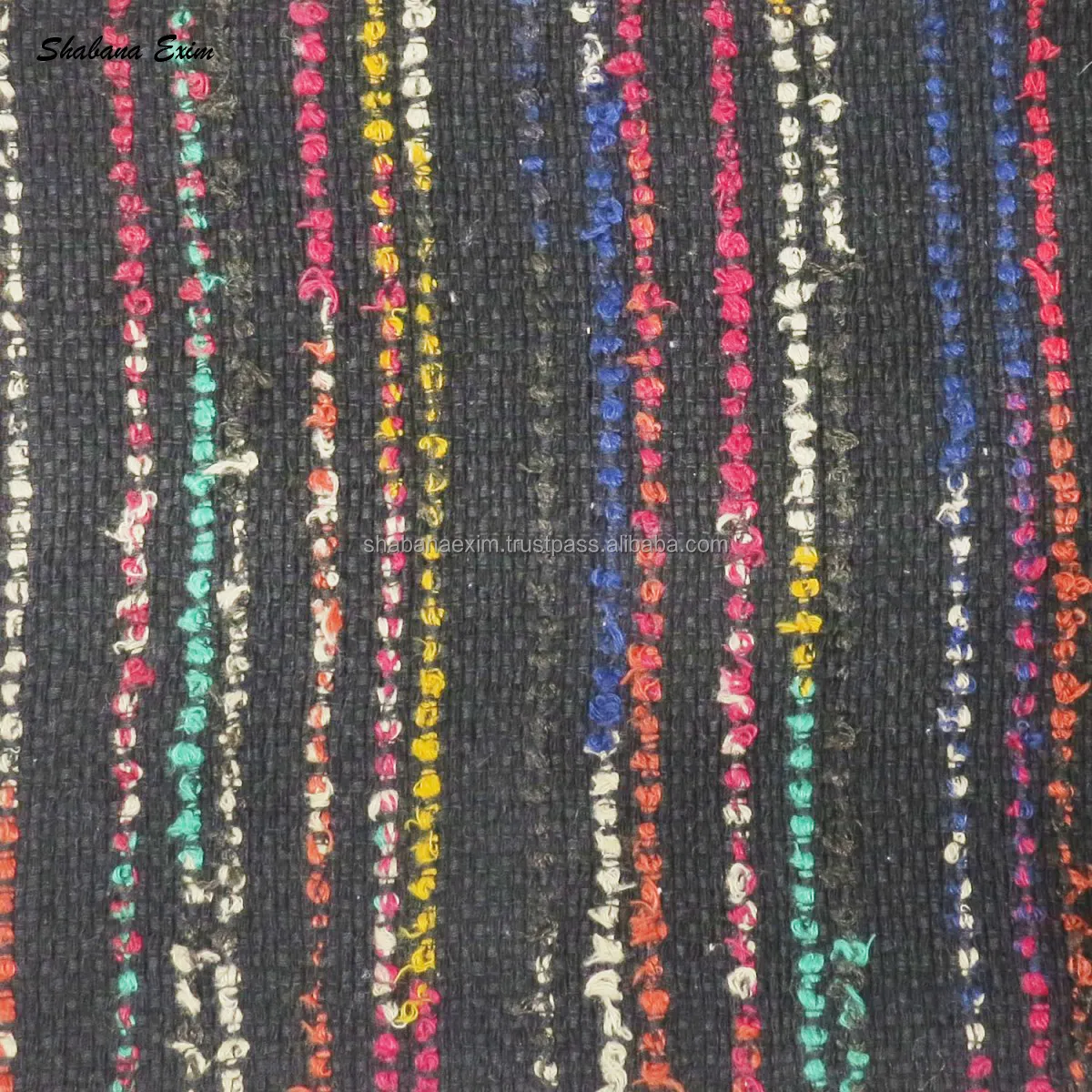 Tissu en coton de style Boho, avec fils, Textile indien, fabriqué à la main, Dobby, nouvelle collection
