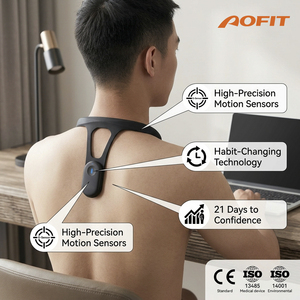 Soporte Lumbar Inteligente AOFIT para Adultos y Niños, Monitoreo en Tiempo Real, Control Inteligente, Protección Profesional de Postura - Product Image 1