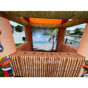 Bar Tiki Gonflable Professionnel d'Extérieur avec Palmiers pour Fêtes au Bord de la <span class=keywords><strong>Piscine</strong></span>, Durable - Product Image 5