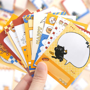 Simmo Cute Kitty Themed Briefpapier Box Memo Sheets 10 Aufkleber Washi Tape <span class=keywords><strong>Set</strong></span> für DIY-Projekte und Planer Dekoration - Product Image 6