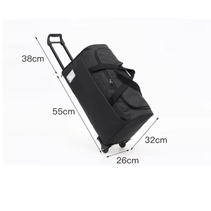 Borsa da Viaggio con Ruote alla Moda, Pieghevole, Leggera, in Oxford, con Tasche Multiple - Product Image 3