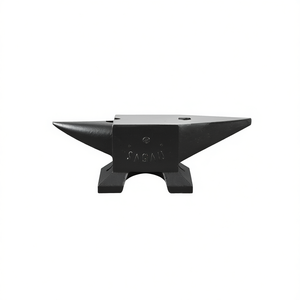 Yunque de acero fundido Sagar de un solo cuerno, 22 lb (10 kg), herramienta de trabajo de metalistería con base estable - Product Image 1