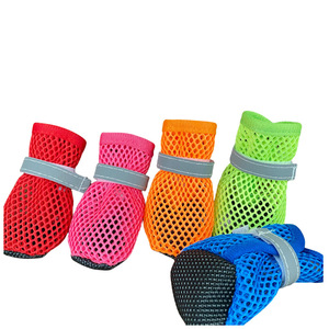 Chaussures pour chiens transfrontalières, antidérapantes, respirantes, résistantes à l'usure, à semelle souple, qui ne se décolorent pas, protège-pattes, durables. - Product Image 2
