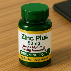 <span class=keywords><strong>Zinc</strong></span> Comprimés <span class=keywords><strong>Zinc</strong></span> Picolinate Capsules 50mg Supplément de soutien immunitaire pour hommes et femmes - Product Image 1
