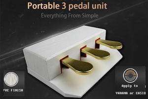 Unité à trois pédales portable Middleford pour pianos numériques - Product Image 3