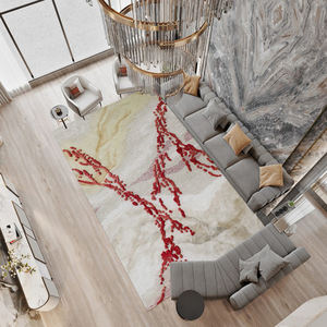 Nuovissimo rilascio-<span class=keywords><strong>Tappeto</strong></span> geometrico <span class=keywords><strong>rosso</strong></span> <span class=keywords><strong>e</strong></span> <span class=keywords><strong>Beige</strong></span>-eleganza moderna sotto i piedi tappeti <span class=keywords><strong>e</strong></span> tappeti - Product Image 4