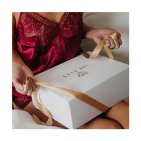 Logo personnalisé luxe cadeau chaussures vêtements de nuit vêtements emballage sous-vêtements expédition Mailer Pr lingerie boîte coulissante boîtes en papier