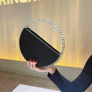 Sac a Main Red Heart Evening <b>Clutch</b> Bags Women Designer Chic Rhinestone Acrylic Handle Black Purse for <b>Wedding</b> Party - Product Image 3