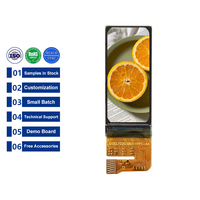 Penjualan pabrik 1.1 inci 126*294 13Pin kecil SPI garis warna modul Display OLED untuk Smart Band gelang layar AMOLED layar sentuh