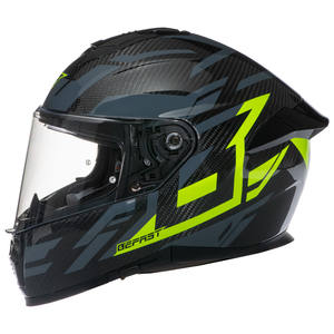 Casque Befast Full Eagle Carbon à fermeture micrométrique jaune carbone XL - Product Image 2