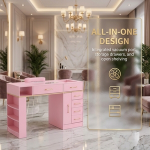 Tavolo Professionale per Manicure dal Design Moderno per Spa e Saloni di Bellezza, Compatibile con Unghie in Gel - Product Image 3