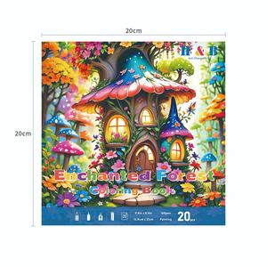 Set di 8 Libri da Colorare a Tema, 20 Pagine, Carta Spessa Anti-sbavatura per Bambini e Adulti, Regalo Artistico Antistress - Product Image 6