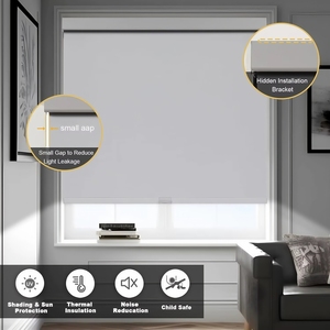 Ngoài trời con lăn bóng râm không thấm nước mặt trời Bảo vệ UV kháng màn hình riêng tư cho Patio ban công vườn pergola và cửa sổ bao gồm - Product Image 3