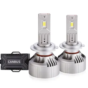 ไฟหน้า LED รถโมโต/ไฟอัตโนมัติหลอดไฟ LED H7แสงสีขาวสว่าง6500lm 12V 130W พลังสูงหลอดไฟหน้ารถ H7