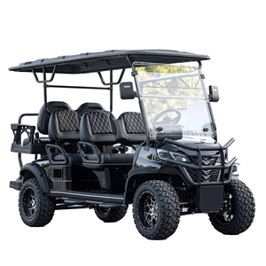 Prix d'usine de <span class=keywords><strong>voiture</strong></span> de golf noire de luxe intelligente 6 places Qifan pour la vente de voiturette de golf solaire électrique - Product Image 1