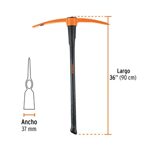 Caja Con Mango De Fibra De Vidrio Pioche De Alta Calidad, 36 Pouces - Product Image 3