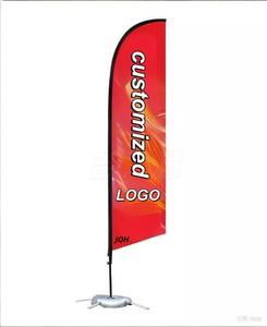 Vente directe usine – Drapeau de plage en forme de goutte d'eau, grande taille, personnalisé avec logo, pour marketing extérieur, bannière publicitaire en forme de plume - Product Image 3