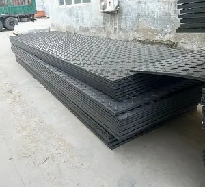 Özelleştirilmiş HDPE plastik kaliteli korumak çim geçici 4x8 yol zemin koruma paspasları