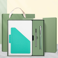 Ensemble de cadeaux d'entreprise personnalisables, carnet de notes en cuir PU relié rigide A5 avec stylo et boîte pour promotion de bureau