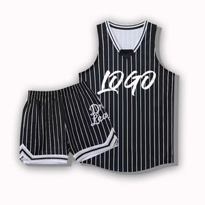 Custom Design all'ingrosso retrò sublimazione camicia da basket canottiere Kit Set da uomo maglia da basket - Product Image 4