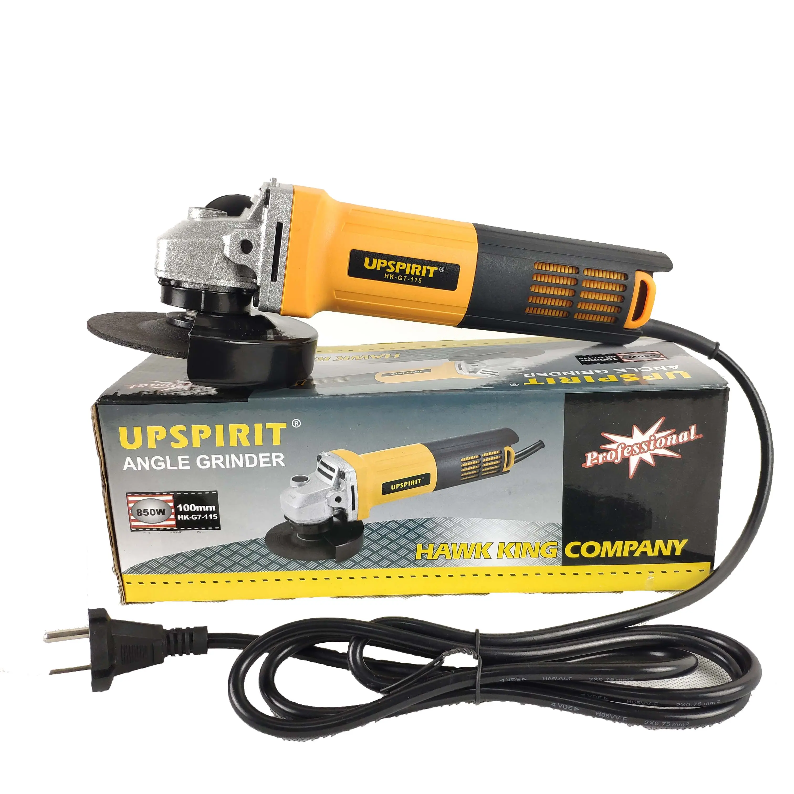 High quality Professional portable hand held mini 115mm 800w angle grinder