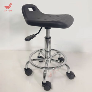 Tabouret de laboratoire antistatique ESD en PU souple, ignifuge et imperméable Antluplus – Chaise de laboratoire, chaise d'école, tabouret industriel, Sillas - Product Image 3