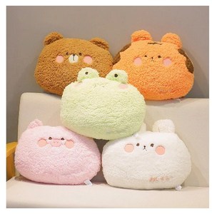 35cm Kawaii động vật Gấu bông thỏ ếch hổ lợn đồ chơi sang trọng phim hoạt hình nhồi bông mềm gối trở lại sofa đệm cho cô gái trẻ em - Product Image 4