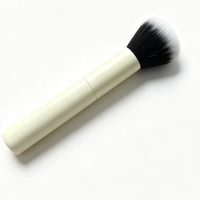 Ensemble de pinceaux de maquillage de luxe portables à double extrémité, outil professionnel à double tête pour poudre, blush, contour et illuminateur, idéal pour kit de voyage