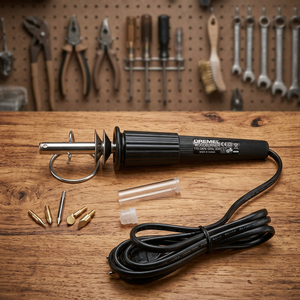Ensemble d'outils pour brûler le bois DANKING HC0138, machine rotative à batterie 30W avec embouts en feuille d'or et accessoires, fabriqué à Taïwan - Product Image 1