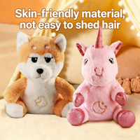 Juguete de Peluche Musical para Bebés, Muñeco de Peluche Suave y Elástico para Dormir, Regalo para Recién Nacidos, Bebés y Niños Pequeños