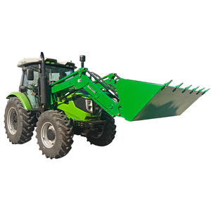 Tracteur agricole à roues Euro 5 80 CV 4x4, moteur diesel 6 cylindres, transmission par engrenages, haute productivité, avec boîte de vitesses et pompe à roulement - Product Image 4