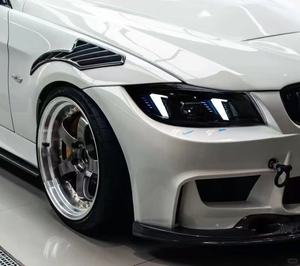 Fari LED Bicolore DRL per <span class=keywords><strong>BMW</strong></span> E90, Stile Occhi di Serpente, Serie 3 330i 320i, Luci di Segnalazione, Accessori Auto - Product Image 6