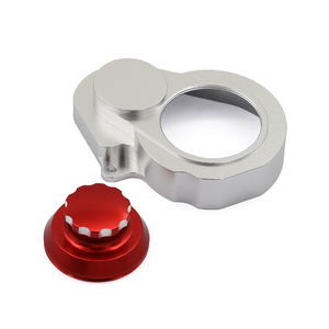 数控铝金属变速器齿轮盖齿轮箱外壳，用于1/10 Traxxas斜线生锈者踩踏强盗2WD RC汽车升级零件 - Product Image 5