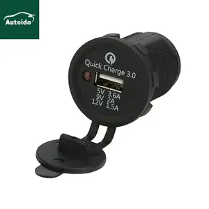 PD45W QC3.0 Quick Charger Single USB Modified Car Charger for Cars, Motorcycles, Boats and Boats Modified Car Charger