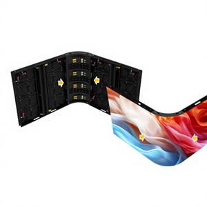 จอแสดงผล LED ในอาคาร TI-C P4.81 แบบโค้งมุม ประหยัดพลังงาน ป้ายดิจิทัล - Product Image 1