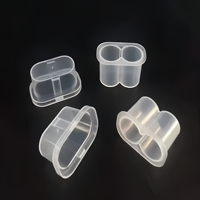 Boîte de flacons jetables transparents de 3 ml pour vaccins et peptides lyophilisés, antichoc, hermétique et compatible chaîne du froid