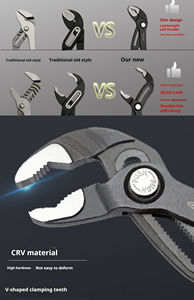 Verstelbare Multifunctionele Waterpomptang Aanpasbare Oem Combinatie Aaptang Voor Loodgieterswerk - Product Image 2