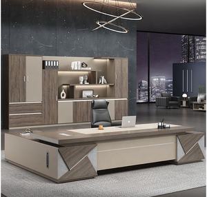 โต๊ะทำงานผู้บริหารหรูหรา วีเนียร์ MDF - Product Image 5