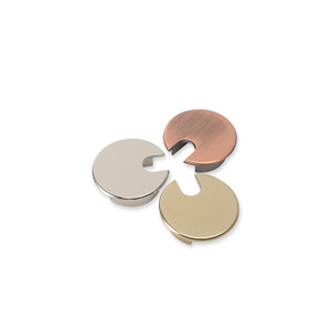 Zinc Alloy Cable Hole Cover 35mm <b>Round</b> Detachable Dustproof For Earphone Electric Wire Desktop Cable Management - Product Image 1